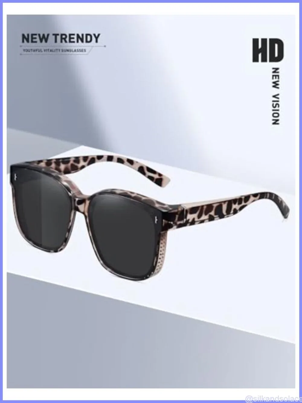 Oversized Square Polarized Fit Over Sunglasses UV400